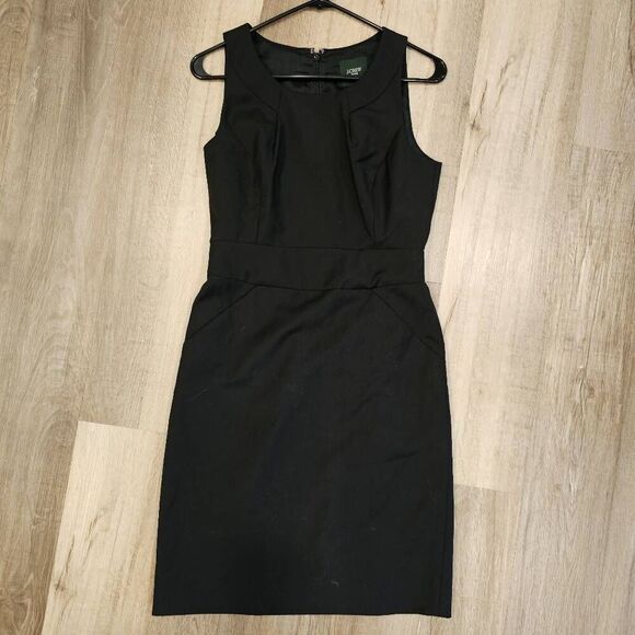 J. Crew size 4 Suiting Dress Black - Picture 1 of 5